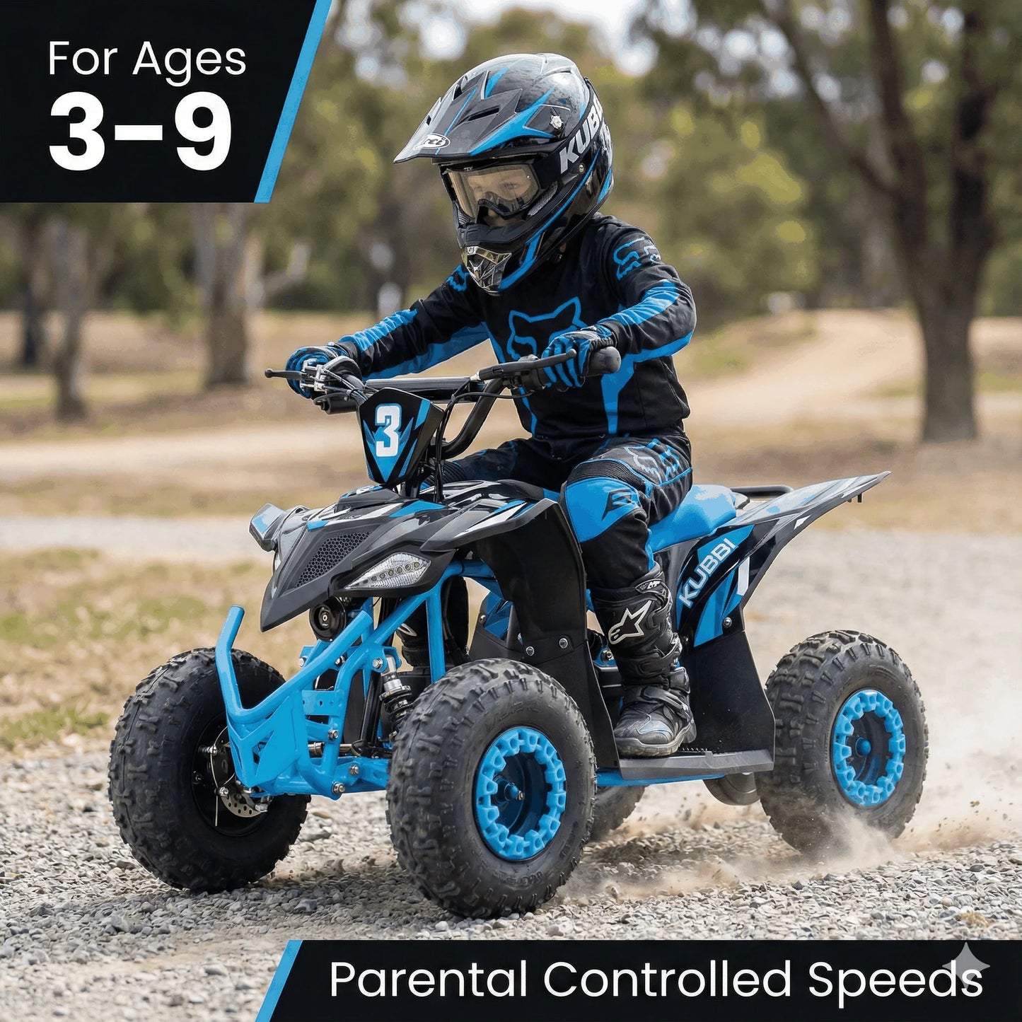 Kubbi Q3 Electric Quad | Eco-Friendly Off-Road Adventure