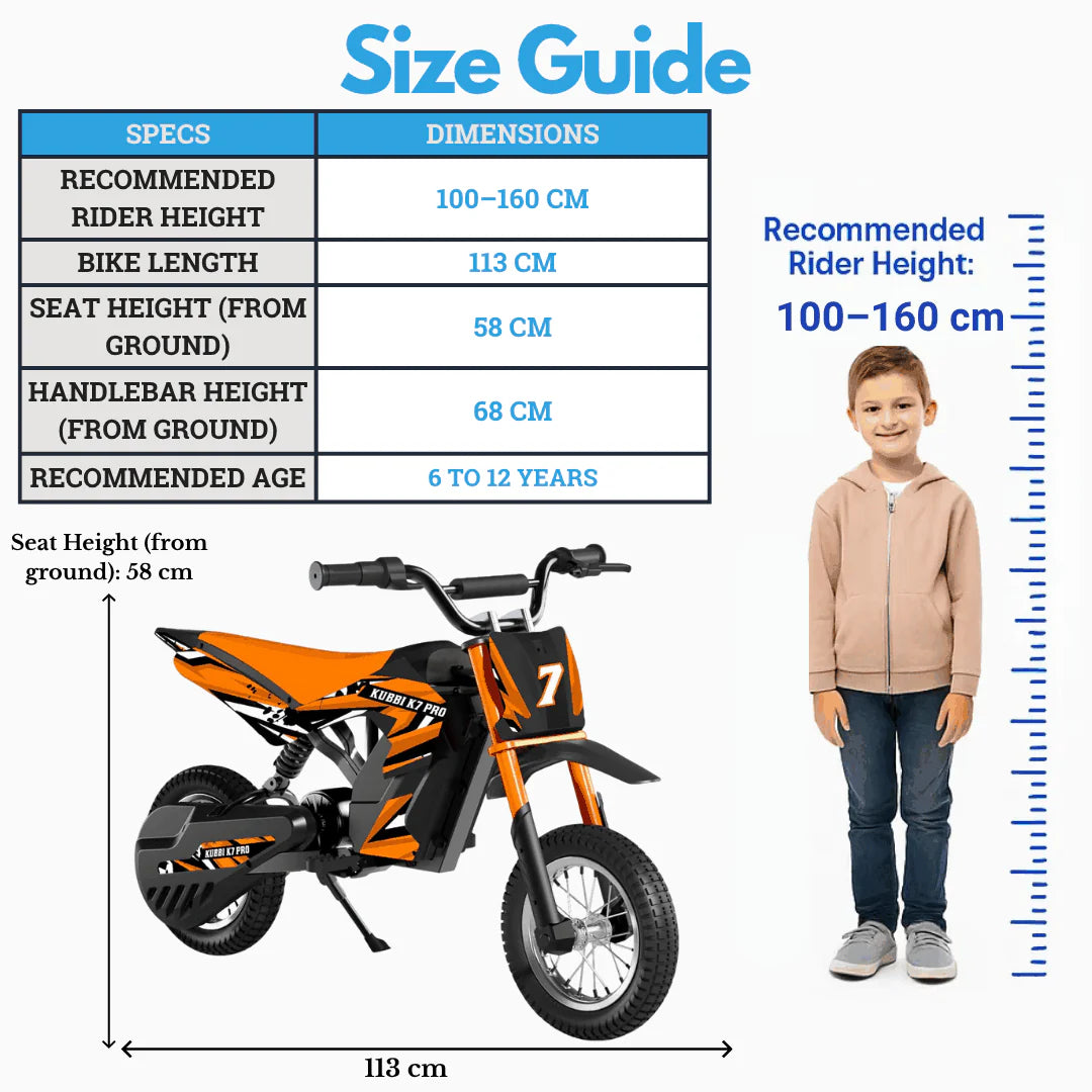 Kubbi K7 Pro | Electric Dirt Bike