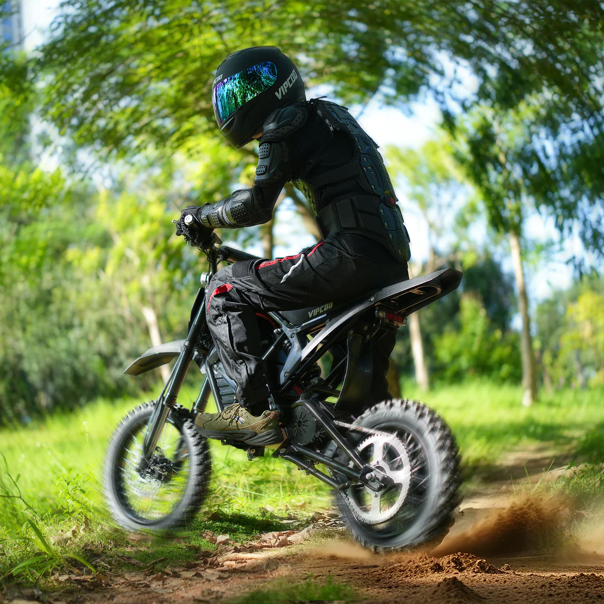 VIPCOO H3 Electric Dirt Bike - Max Speed 28 MPH