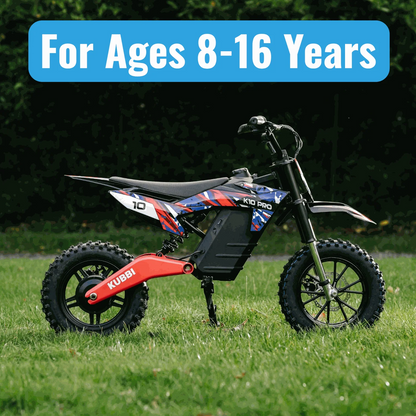 Kubbi K10 Pro Electric Dirt Bike for Teens (Ages 8–16)